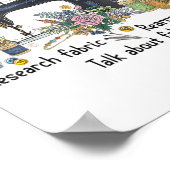 Dinge, die ich in meiner Freizeit tue, lustiges Nä Poster (Ecke)