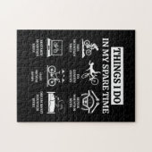 Dinge, die ich in meiner Freizeit tue - MTB Mounta Puzzle (Horizontal)