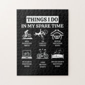 Dinge, die ich in meiner Freizeit tue - MTB Mounta Puzzle (Vertikal)