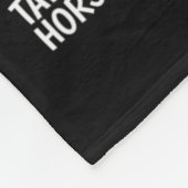 Dinge, die ich in meiner Freizeit tue - Reiten Lov Fleecedecke (Ecke)