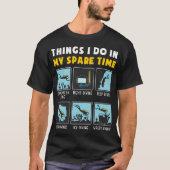 Dinge, die ich in meiner Freizeit tue Scuba Diver T-Shirt (Vorderseite)
