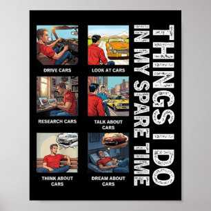 Dinge, die ich in meiner Freizeit tue, sind lange Poster