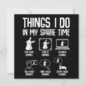 Dinge, die ich in meiner Freizeit tue, sonniges Ka Einladung (Vorderseite)