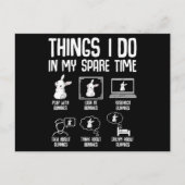 Dinge, die ich in meiner Freizeit tue, sonniges Ka Postkarte (Vorderseite)
