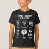Dinge, die ich in meiner Freizeit tue, Tornado Sto T-Shirt (Vorderseite)