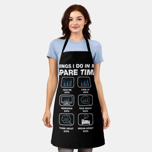 Dinge, die ich in meiner Freizeit tue Wissenschaft Schürze (Getragen)