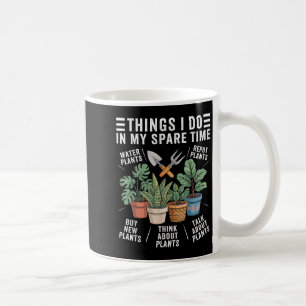 Dinge, die ich in meiner Freizeit tue Zimmerpflanz Kaffeetasse