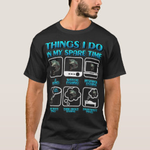 Dinge, die ich in meiner Freizeit tun, Funny Fishi T-Shirt