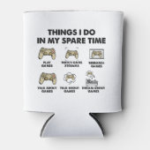 Dinge, die ich in meiner Freizeit Video Games Game Dosenkühler (Vorderseite)