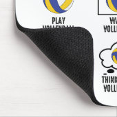 Dinge, die ich in meiner Freizeit Volleyball Funny Mousepad (Ecke)