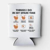 Dinge, die ich in meiner Freizeit Zeit Hühnchen Fu Dosenkühler (Vorderseite)