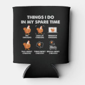 Dinge, die ich in meiner Freizeit Zeit Hühnchen Fu Dosenkühler (Vorderseite)