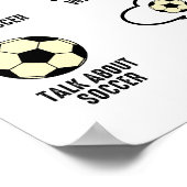 Dinge, die ich in meiner Zeit als Fußball mache Poster (Ecke)