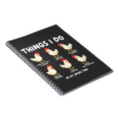 Dinge, die ich in meiner Zeit in der Hühnerzucht t Notizblock (Rechte Seite)