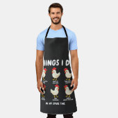 Dinge, die ich in meiner Zeit in der Hühnerzucht t Schürze (Getragen)