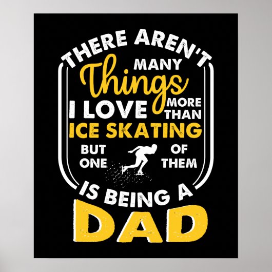 Dinge, die ich Liebe mehr als Eis Skaten ist ein V Poster (Vorne)