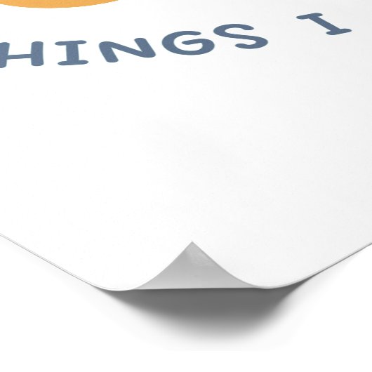 Dinge, die ich nicht Kontrolle BoHo-Klassenzimmer- Poster (Ecke)