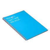 Dinge, die ich nicht sagen kann, Loud Funny Notizblock (Rechte Seite)