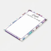 Dinge, die ich schon hätte tun sollen post-it klebezettel (angewinkelt)