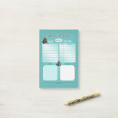 Dinge, die ich unterbreche post-it klebezettel (Auf Schreibtisch)