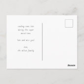 Dinge, die ich vermisse Quarantine Postcard Postkarte (Rückseite)