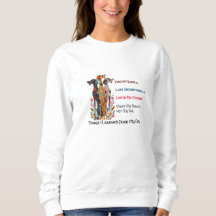 Dinge, die ich von meinem Hundevolk Art Sweatshirt
