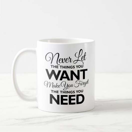 Dinge, die Ihr Woll im Vergleich zu den anderen be Kaffeetasse (Links)