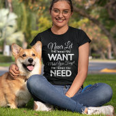 Dinge, die Ihr Woll im Vergleich zu den Bedürfniss T-Shirt