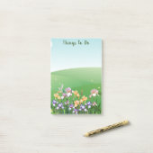 Dinge, die irische Blume tun Post-it Klebezettel (Auf Schreibtisch)