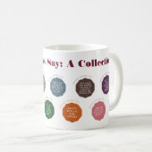 Dinge, die Mamas sagen Karte Kaffeetasse (VorderseiteRechts)