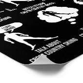 Dinge, die man in der Freizeit tut Langlauf-Ski fa Poster (Ecke)