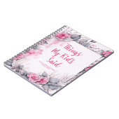 Dinge, die meine Kinder sagten, Niedliche Blumen Notizblock (Linke Seite)