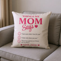Dinge, die meine Mutter sagt, individuelles Gesche