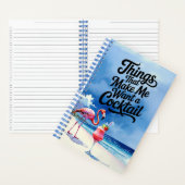 Dinge, die mich zum Trinken bringen Notizblock (Innen)