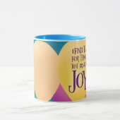 Dinge, die mir Freude bringen Tasse (Zentrum)