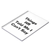 Dinge, die mir persönlich gesagt haben, ich kann n notizblock (Linke Seite)