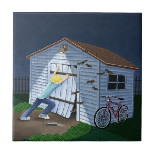 Dinge, die nachts stürzen fliese