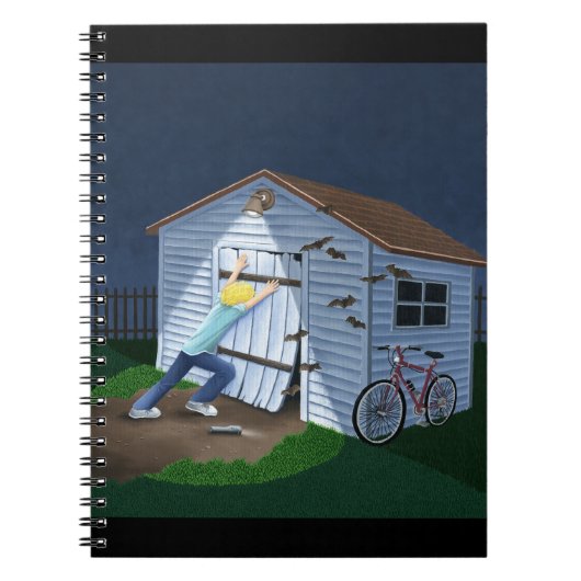 Dinge, die nachts stürzen notizblock (Vorderseite)