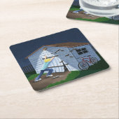 Dinge, die nachts stürzen rechteckiger pappuntersetzer (angewinkelt)