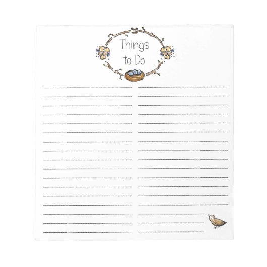 Dinge, die Notepad ausführen Notizblock (Vorderseite)