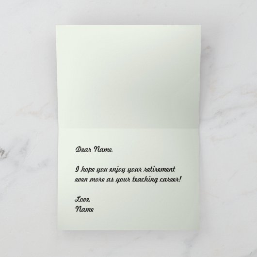 Dinge, die Sie hören Tasse Karte (Innenseite)