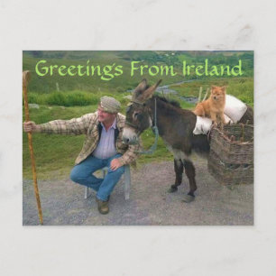 Dinge, die Sie in Irland sehen werden Postkarte