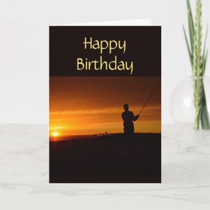 Dinge, die Sie Liebe Birthday Golf Golfer Golfspie Karte