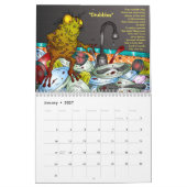 Dinge, die "springen"! Im Nachtkalender Kalender (Jan 2027)