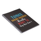 Dinge, die Tagesstätten wirklich gewollt zu sagen, Notizblock (Rechte Seite)