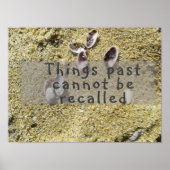 Dinge, die vergangen sind, können nicht als Plakat (Vorne)