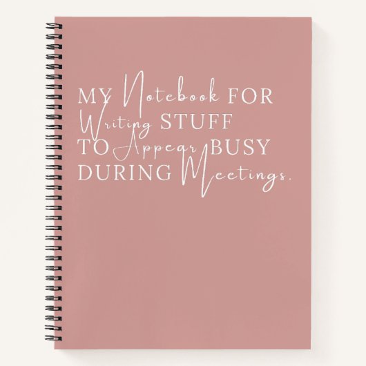 Dinge, die während der Sitzungen besetzt erscheine Notizblock (Vorderseite)