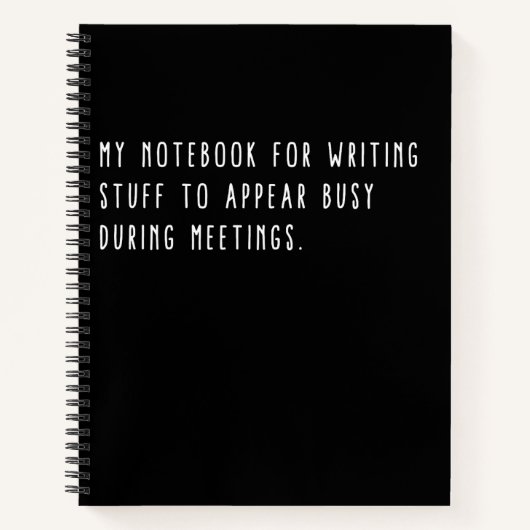 Dinge, die während der Sitzungen besetzt erscheine Notizblock (Vorderseite)