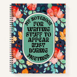 Dinge, die während der Sitzungen besetzt erscheine Notizblock