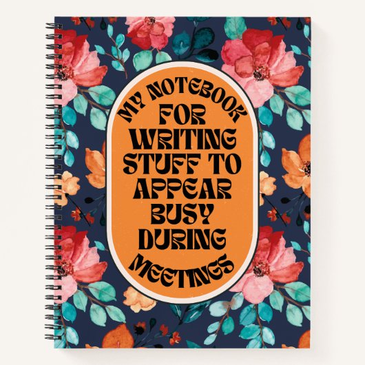 Dinge, die während der Sitzungen besetzt erscheine Notizblock (Vorderseite)